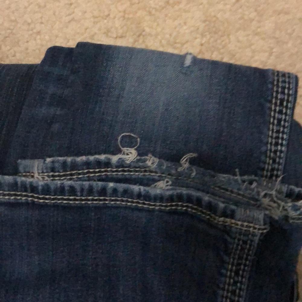 Silver Jeans Womens Size 27 Suki Surplus Distressed Bootcut Denim Jeans - Picture 15 of 15